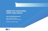SESAR Joint Undertaking H2020 Legal Aspects · 2017. 3. 24. · (purchasing from third parties under contracts; third parties, providing in-kind contributions ) Third parties receiving