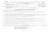 8453 U.S. Individual Income Tax Transmittal for an IRS 2019 · Form 2848, Power of Attorney and Declaration of Representative (or POA that states the agent is granted authority to