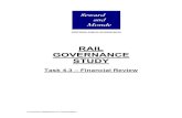 RAIL GOVERNANCE STUDY · Greenwich – Greenwich Plaza, Inc. and Town of Greenwich (5) Leased from the State by a private company to operate - Governance over revenues, expenses and