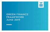 GREEN FINANCE FRAMEWORK JUNE 2019 - SWDE Finance Framewo… · and disclosure of SWDE’s green commitments. The Framework follows the four components of the Green Bond Principles