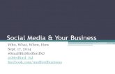 Social Media & Your Business...Social Media & Your Business Presented by Medford Township’s Economic Development Commission (EDC) Speaker Allison Eckel, Commission member, MedfordContent: