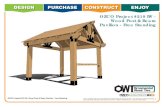 OZCO Project #210 IW - Wood Post & Beam Pavilion - Free ... (OWT Timber Screw) provided step 8 OZCO