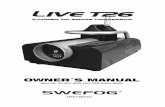 Owners manual Live T26 - UK · The T26 was developed with one goal in mind: To build the most versatile smoke machine on the market. Most smoke machines today are based on old technology,