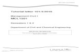 MCL1501 - Unisa Study Notes€¦ · PRINCIPLES OF PROJECT MANAGEMENT HUMAN RESOURCE MANAGEMENT ... OPERATIONS MANAGEMENT . 4 TOTAL QUALITY MANAGEMENT SAFETY MANAGEMENT ACCOUNTING,