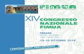 New FIMUA.programma Layout 1 · 2018. 8. 20. · PRESENTAZIONE 3 Cari colleghi, dal 19 al 20 ottobre 2018 a Pesaro si terrà il XIV Congresso ... ELISA BIGGI (Verona) STEFANO BONORA