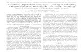 Proceedings Location-Dependent Frequency Tuning of ...ctnguyen/... · ming," Proceedings, IEEE Int. Ultrasonics, Ferroelectrics, and Frequency Contro l 50th Anniv. Joint Conf., Montreal,