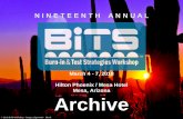 March 4 - 7, 2018 Hilton Phoenix / Mesa Hotel Mesa ...€¦ · The presentation(s)/poster(s) in this publication comprise the Proceedings of the 2018 BiTS Workshop. ... Tesla Model