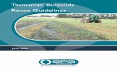 Tasmanian Biosolids Reuse Guidelines June 2020 · Tasmanian Biosolids Reuse Guidelines, June 2020 6 1. Preface This publication is a revision of the document with the same title produced