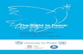 The Right to Peace - Paz Sin Fronteraspazsinfronteras.org/wp-content/uploads/Book.-The-Right-to-Peace.pdf · The Right to Peace: Past, Present and Future Christian Guillermet Fernández