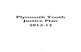 New Plymouth Youth Justice Plan 2012-13 · 2017. 2. 20. · Plymouth Youth Justice Plan 2012-13 . 2 Item Content Page 1. Plymouth Youth Offending Service Pledge 2 ... Sentencing and