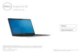 Inspiron 15 5548 Specifications · Type • 15.6‑inch HD touch screen • 15.6‑inch full‑HD touch screen Refresh rate 60 Hz Operating angle 0 degree (closed) to 135 degrees