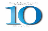 Chesapeake Energy Corporation 2002 Annual Reportfilecache.investorroom.com/.../annual-report-2002.pdf · 2018. 4. 5. · Chesapeake Energy Corporation Annual Report2002 Table of Contents