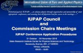 IUPAP Council and Commission Chairs Meetingsiupap.org/wp-content/uploads/2018/11/2019-IUPAP...31 October - 04 November 2018 State Research Institute Center for Physical Sciences and