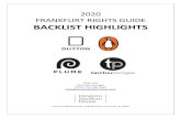 2020 FRANKFURT RIGHTS GUIDE BACKLIST HIGHLIGHTS · 2020 FRANKFURT RIGHTS GUIDE BACKLIST HIGHLIGHTS Jillian Fata Associate Manager Phone: 212-366-2449 JFata@PenguinRandomHouse.com