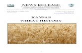 KANSAS WHEAT HISTORY - USDA · 2017. 9. 14. · Kansas as the National Agricultural Statistics Service. The Kansas State Board of Agriculture became the Kansas Department of Agriculture