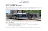 Transit Strategies BUS RAPID TRANSIT Paper 2 Bus Rapid Transit... · Curitiba BRT Center Running Service Curitiba Station Cleveland, OH Cleveland’s Healthline is the most full-featured