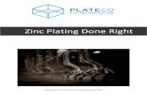 Zinc Plating Done Right · Zinc plating is the ONLY kind of plating we do and our team has over 110+ years of combined expertise. Each day, our team has multiple meetings in the morning
