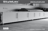 INSTALLATION AND SPECIFICATIONS GUIDE - Revolution …€¦ · STYLELEX INSTALLATION AND SPECIFICATIONS GUIDE StyleLex - Face Description The StyleLex Face board complies with the