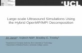 Large-scale Ultrasound Simulations Using the Hybrid … · 2015. 5. 7. · GCS Supercomputer SuperMUC at Leibniz Supercomputing Centre (LRZ, ). Title: Slide 1 Author: Jiri Jaros Created