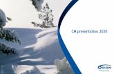 CM presentation 2020 - orion.fi€¦ · Net sales 977 MEUR Operating profit 253 MEUR Personnel ~ 3 200. R&D investments 104 MEUR. 6 production sites in Finland. Own sales unit in