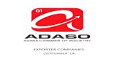 EXPORTER COMPANIES - en.adaso.org.tren.adaso.org.tr/Content/Belgeler/01_EXPORTERS.pdfgÖreme kİmya boya gida temİzlİk- pazarlama tarim turİzm İnŞaat- naklİyat sanayİ ve tİcaret