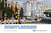 New TANZANIA MAINLAND POVERTY ASSESSMENT · 2016. 7. 8. · he poverty headcount appears to have declined just as economic growth has continued to expand since 2007. In December 2014,