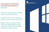A Framework for COVID-19 Homelessness Response...May 26, 2020  · Connecticut Homeless System’s Evolving Response to the COVID-19 Pandemic Pre-COVID (Pre-March 2020) Steady reductions
