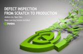 DEFECT INSPECTION FROM SCRATCH TO PRODUCTION · 2 AGENDA Defect Inspection and its challenges NGC Docker images Model set up - Unet ... Object Detection Segmentation Image Classification