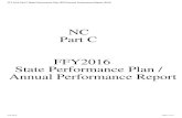 FFY 2016 Part C State Performance Plan (SPP)/Annual ...NC. Part C FFY2016. State Performance Plan / Annual Performance Report. FFY 2016 Part C State Performance Plan (SPP)/Annual Performance