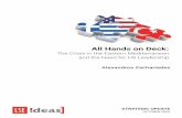All Hands on Deck · and strategy with the people who use it. ‘‘ All Hands on Deck: The Crisis in the Eastern Mediterranean and the Need for US Leadership Aleandros achariades