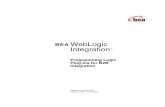 BEA WebLogic Integration - docs.oracle.com€¦ · BEAWebLogic Integration ™ Programming Logic Plug-Ins for B2B Integration Release 2.1 Service Pack 1 Document Date: January 2002