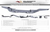 Rugged Ridge HD Full Width Front Bumper, JL JT & JK · 2020. 2. 25. · 11540.61 X-Striker Bar 11540.62 Overrider Bar Carriage Bolt Lock Washer Bracket & Flat Washer Nut. Coprigt