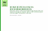 Report 2010 EMERGING ECONOMIES · 2012. 1. 3. · This report shows that emerging economies are already implementing a broad range of climate measures, and that in various sectors