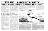 THE ,UBYSSEY’\ THE ,UBYSSEY Vol. LXIX, NO. 28 L---Vancouver, B.C. Tuesday, January 13,1987 Sikh chair grant raises protest 226-2301 By PATTI FLATHER Some UBC students say they’re
