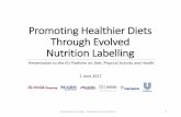 Promoting Healthier Diets Through Evolved Nutrition Labellingec.europa.eu/health/sites/health/files/nutrition_physical_activity/... · UK Sri Lanka Turkey Sweden (sugar)Korea RSA