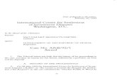 International Centre for Settlement of Investment Disputes ...€¦ · of Investment Disputes Washington, D.C. In the Matter ofthe Arbitration between VACUUM SALT PRODUCTS LIMITED