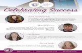 Celebrating Success - millfield.lancs.sch.uk€¦ · Celebrating Success with Millfield Science & Performing Arts College Leoni Jane Kennedy Former Millfield Science & Performing