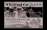 EURYDICE - Welcome | SOU Home 10 Playbill-web.pdfSarah Ruhl’s funny and heartbreaking modern retelling of the Orpheus myth as seen through the eyes of Eurydice, is playing in the