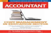 SPECIAL FOCUS Page INSIDE MANAGEMENT ACCOUNTANT · The Institute of Cost Accountants of India (Statutory body under an Act of Parliament) SPECIAL FOCUS INSIDE ‘Cost Management vital