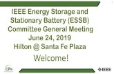 IEEE Energy Storage and Stationary Battery (ESSB) Committee … · 2019. 6. 25. · • iMeet for Working Group Document Posting – Get with DCRS or SBEE officers or Exec officers