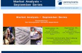 Market Analysis ~ September Series · Analysis Jeff Arnold, Market Analysis 10:00 The “411” for Carriers and Consultants Cindy Fillman, Director, Market Analysis and Education