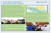 Civil Affairs Division - UNMISS...Civil Affairs Division Reporting Period: 01 March– 20 April 2018 Greater Bahr el Ghazal Actions Sports for peace, Raja, Lol State, 14-16 April Context: