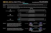 4 ft. LED Tube Installation Instructions4 ft. LED Tube Installation Instructions Step 2: From the examples below, identify the wiring configuration of your fixture which is a function