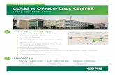 CLASS A OFFICE/CALL CENTER · PROPERTY ADVANTAGES + 177,000± SF Available with Ability to Expand + Three Floors at 58,000± SF Each + Two 1,000 KW Generators + Electric and telecom