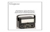 Simpson 270 Series 5 Volt-Ohm-Milliammeter INSTRUCTION … · The Simpson Volt-Ohm-Milliammeter 270 Series 5 is a rugged, accurate, com-pact and easy-to-use instrument that will make