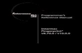 New Programmer’s Reference Manual - | ADC Distribution GmbH · 2018. 8. 2. · Intermec Fingerprint v8.70.0/v10.0.0 Programmer´s Reference Manual Chapter 1—Introduction Differences