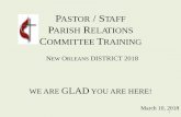 PASTOR / STAFF PARISH RELATIONS COMMITTEE TRAININGorleans+spr/sprc... · evaluations - staff. 30 • staff should be receiving feedback regularly and be evaluated in writing at a