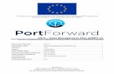 D9.5 – Data Management Plan (DMP) V1 - PortForward Project · This document introduces the first version of the project Data Management Plan (DMP). PortForward participates in the