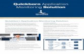 Quickborn Application Monitoring Solutionqbcs.com/wp-content/uploads/2017/01/application_monitoring_solution.pdfautomated warning message to operator in email, SMS, phone call or pager