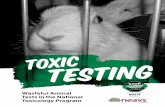 Toxic Testing - White Coat Waste Projectblog.whitecoatwaste.org/.../2018/05/...NTP-report.pdf · Wasteful Animal Tests in the National Toxicology Program A report by White Coat Waste